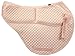 ECP Equine Comfort Products All-Purpose Contoured Correction Saddle Pad with Adjustable Memory Foam Inserts for Custom Support, Non-Slip, Shock Absorbing, 22” Spine, 19.5” Drop, Pale Peach