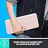 Logitech-K380-Multi-Device-Bluetooth-Wireless-Keyboard-with-Easy-Switch-for-up-to-3-Devices-Slim-2-Year-Battery--PC-Laptop-Windows-Mac-Chrome-OS-Android-iPad-OS-Apple-TV-Rose Logitech K380 Multi-Device Bluetooth Wireless Keyboard with Easy-Switch for up to 3 Devices, Slim, 2 Year Battery – PC…
