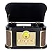Record Player,DLITIME 3-Speed Vinyl Turntable Built-in 2 Bluetooth Speakers, Headphone Jack/Aux In/RCA/LED/USB/MP3/CD/CASSETTE/FM/AM Radio Playerthumb 1