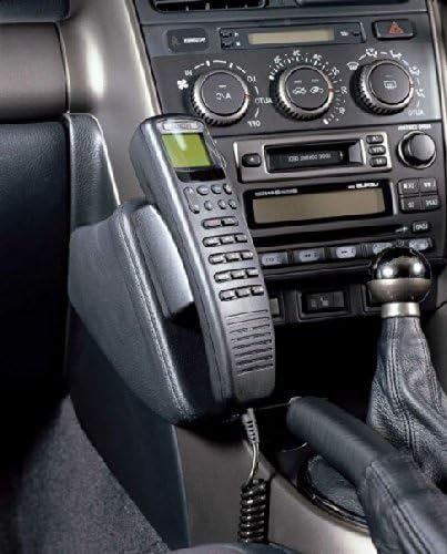 KUDA 183140 Mobile Phone Mounts Real Leather Black for right-hand-drive Lexus IS 200 since 05/1999 until 11/2005