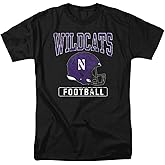Northwestern University Official Football Helmet Unisex Adult T-Shirt, Football Helmet, X-Large