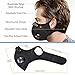 Dust Mask, NASUM Dust Breathing Mask - 2 Pcs Half Face Masks& 12 Pcs Replaceable Cotton, Anti Dust Mask for Pollen Allergy Woodworking Mowing Running Cycling Outdoor Activities
