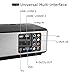 iRULU P4 HD Video Projector Multimedia Home Cinema Theater 1080P Video Supported with HDMI VGA AV Big Screen for TV Laptop Smartphone