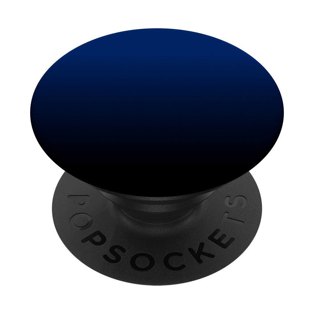 Black And Royal Blue Ombre Aesthetic PopSockets Swappable PopGrip
