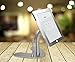 Dual Gooseneck Kiosk – CTA Secure Gooseneck Kiosk Stand w/Locking Case, Anti-Theft Cable, & Stylus for iPad Gen. 5, 6, iPad Air Gen. 1-2, and iPad Pro 9.7” (PAD-DSGK) - Silver