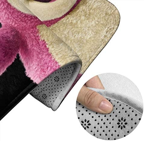 トイストーリーピンクのくまちゃん9 トイレマット 吸水速乾 滑り止め 足元マット 便座カバー フタカバー おしゃれ かわいい トイレファブリック 3点セット B0qbgrns 1 0円