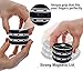 Kozo Grinders [Upgraded Version] Herb Grinder. Large 4 Piece, 2.5 Inch Black Aluminium (Black)