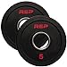 Rep Rubber Coated Olympic Plates - 5 lb Pair