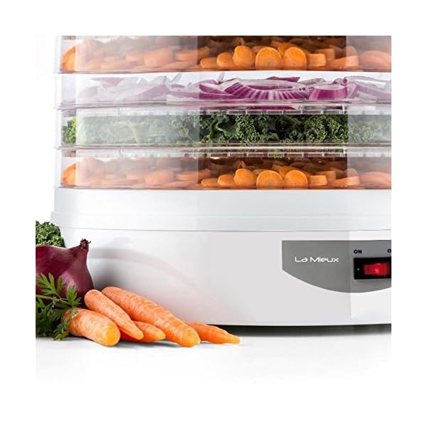 Kitchen-Electric-Pro-Food-Dehydrator-Snackmaster-Food-Preserver-White