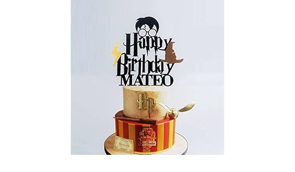 Harry Potter Cake Topper Custom Name Cake Topper Harry Potter