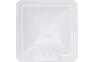 Hilitand 14in RV Roof Vent Cover, PP Material, Odorless Air and Rain Protection, Compatible with Trailer and Motorhome Vents,