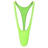 FreeNFond Christmas Gag Gift Mankini Men Thong