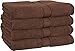 Utopia Towels 30x56 Inches Luxury Cotton Bath Towels, 4 Pack, Brown