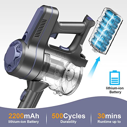 ZOKER Direct Cordless Vacuum Cleaner with 5 Stages High Efficiency