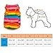 LKERLAN Rainbow Stripe Pet Vest Breathable Summer Cotton Sleeveless T-Shirt Small Dog Cat Clothes (X-Small)