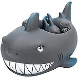 mummy shark bath toy