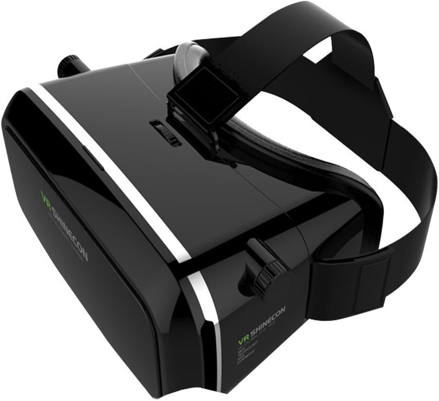 ALDIVO Google Cardboard Inspired Polished HD Optical Lenses 3D Glasses Virtual Reality Headsets Box for Motorola Moto G5 (Black)