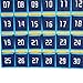 HBlife Numbered Classroom Pocket Chart Cell Phones Holder Wall Door Hanging Organizer (30 Pockets)