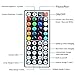 WenTop Led Light Strip Kit with DC12V UL Listed Power Supply SMD 5050 32.8 Ft (10M) 300leds RGB 30leds/m and 44 Key Ir Controller Kitchen Bedroom Sitting Room, TV Backlighting, Bedroom, Bed and More