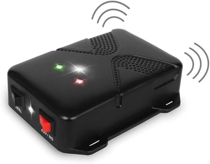 Loraffe Battery Operated LED Rodent Strobe Light and Ultrasound Device