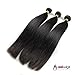 “Uniwigs® 100% Brazilian Remy Human Hair Weft Triple Ombre Color Body Wave Weave Extensions One Bundle 18 Inches T1b/bl (2''x2'', 221)