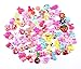 Honbay 100 Gram (Approx 70-75pcs) Assorted Cartoon Animal Flower Resin Flatback Charms Hair Clip Hairpin DIY Craft Jewelry Decoration Pieces