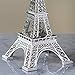 Ethrift 15 Inch (38cm) Silver Metal Eiffel Tower Statue Figurine Replica Centerpiece