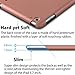 New iPad 9.7-inch 2018 2017 Case, ROARTZ Rose Gold Slim-Fit Smart Rubber Folio Case Hard Cover Light-Weight Wake Sleep for Apple iPad 5th 6th Generation Retina Model A1893 A1954 A1822 A1823