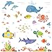 DECOWALL DS8-1611 Sea Adventure Kids Wall Stickers Wall Decals Peel and Stick Removable Wall Stickers for Kids Nursery Bedroom Living Room d?cor