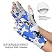 FitsT4 UV Protection UV Protection Fingerless Fishing Gloves UPF50+ Sun Gloves for Kayaking, Hiking, Paddling, Driving,Rowing for Men Women
