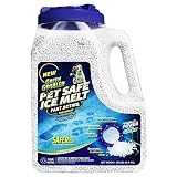 Green Gobbler Pet Safe Ice Melt Fast Acting Treatment | Magnesium Chloride Ice Melt Pellets | Pet & Plant Safe Ice Melter (10 lb Jug)