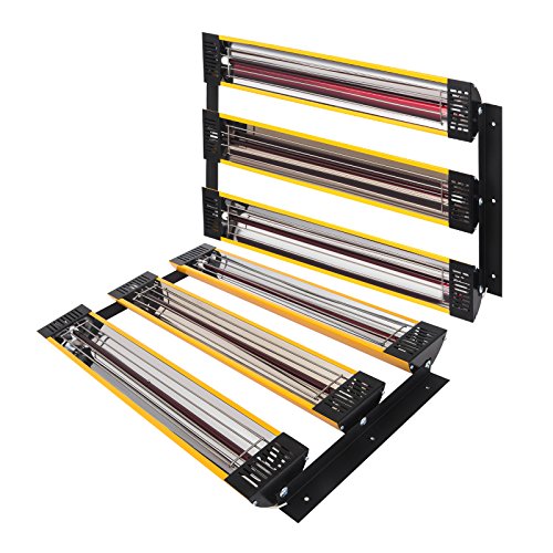 Bestauto Paint Booth Heater 3000W Paint Spray Booth Automotive 3 Set Infrared Paint Curing Light 110 V