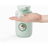 mooas Happy Buddy Artist Edition Soap Dispenser Mint (Hug me!) | 2-Level Adjustable, IPX5 Waterproof, USB-C Charging, 10.1oz Capacity, Foaming Soap, Automatic Cleaning, Kitchen, Bathroom