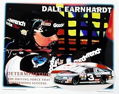 Signed Dale Earnhardt Sr. Picture - 8x10 Racing Determination #3 - Autographed Photos