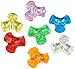 Creativity Street Plastic 3-Sided Tri-Bead Assortment, 0.43 in, Assorted Transparent Color, Pack of 1000