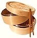 UPDATED MODEL FOR 2019! NEW AMAZINGLY DURABLE8 Inch Bamboo Steamer w/ Stainless Steel Rim/Lightweight Food/Bamboo Basket Fits Standard Size Pots/Asian Food Steamer/Free Storage Bag