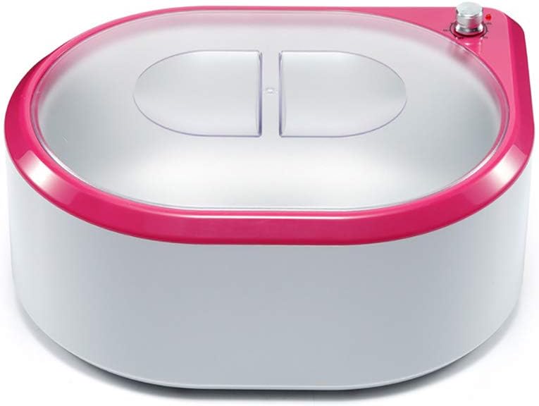 Paraffin Wax Warmer for Hands & Feet, Moisturizing Kit Hand SPA Warmer Wax Machine, Quick-Heating Paraffin Bath Spa Beauty Salon Hand Foot Treatment UK Plug (pink)