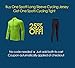 Spotti Men's Cycling Bike Jersey Long Sleeve with 3 Rear Pockets - Moisture Wicking, Breathable, Quick Dry Biking Shirt Red