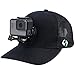 Smatree Baseball Hat with Quick Release Buckle Mount Compatible for GoPro 5 Session Hero 10/9/8/7/6/5/4/3 Plus/3/2/1/DJI OSMO Action Cameras (L 58-60cm) Black