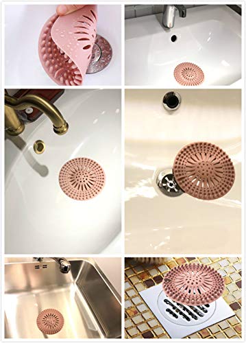 Hair Catcher, (9 Pack) Trap Debris, Vegetable Leaves and Hair Effectively, Universal Size Widely Applicable for Most Bathtub, Shower or Kitchen Sinks (5 inches)