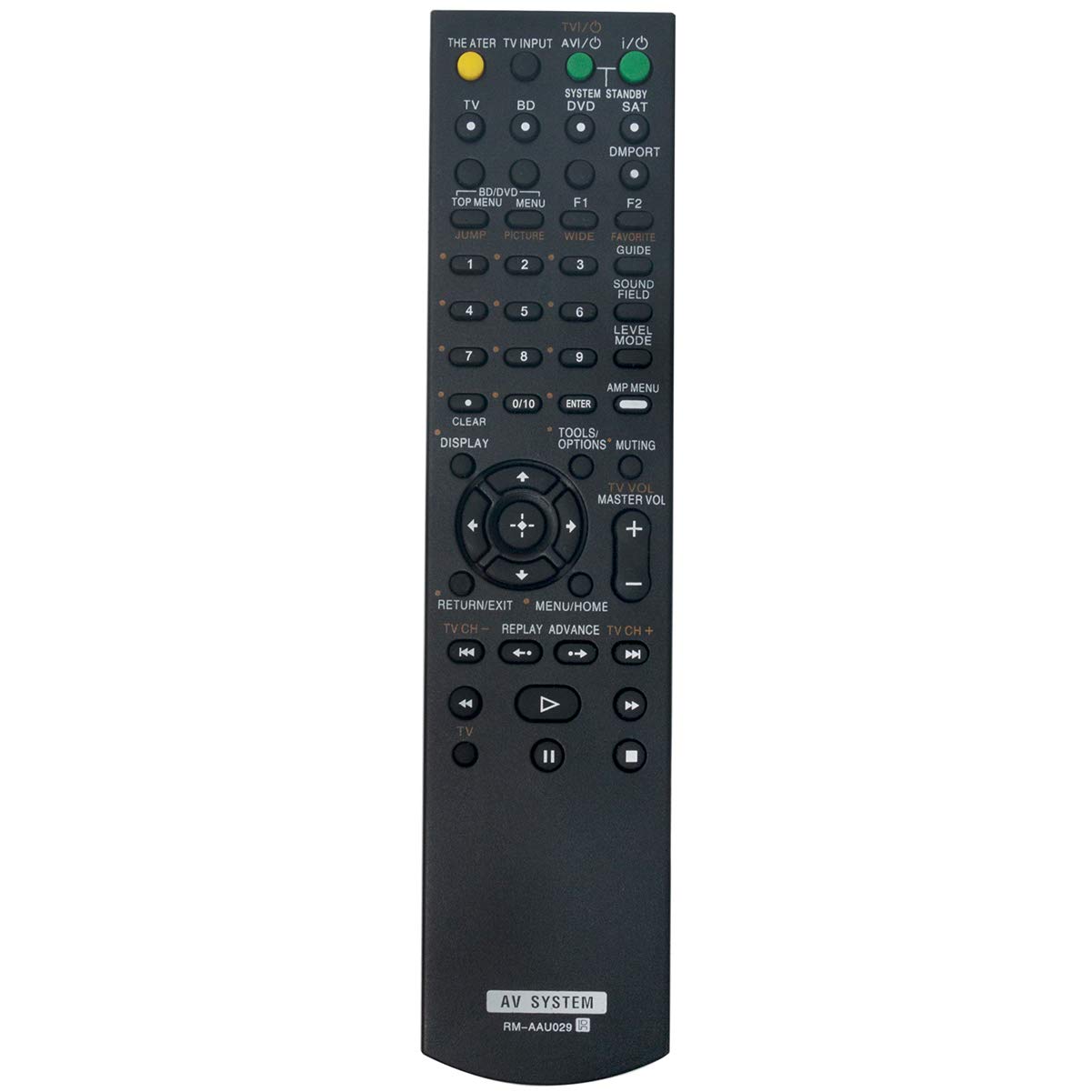 Photo 1 of RM-AAU029 Replace Remote Control Applicable for Sony Sound Bar System HT-CT100 SS-MCT100 SA-WCT100 HTCT100 SSMCT100 SAWCT100