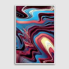 Framed Canvas Wall Art Clouds and Colors Canvas Prints Home Artwork Decoration for Living Room,Bedroom - 16x24 inches