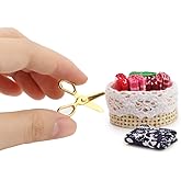 Dollhouse Accessories Miniature Sewing Tool Kit 1:12 Sewing Room Accessories Sewing Basket Simulation Model Dollhouse Decorations (C)