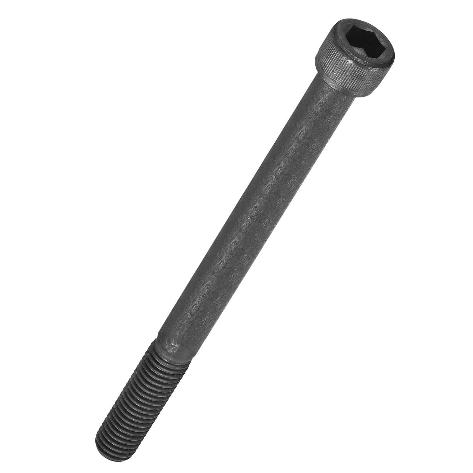 Kozelo 2pcs Socket Head Cap Screws - [M12-1.75 x 150mm] Alloy Steel Black Oxide Grade 12.9 Internal Hex Screw Full Thread for Industrial & Machinery Use, Black — image 1