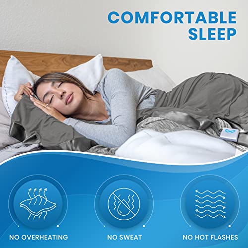 Everlasting Comfort Cooling Blanket for Hot Sleepers Dual Sided