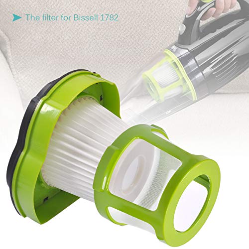 KEEPOW Vacuum Filter Replacement for Bissell 1782 Pet Hair Eraser Hand