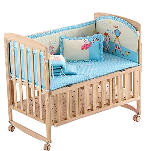 hengfey cotton baby crib bumpers breathable bumper