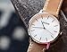 20mm Gingerbread/Linen BARTON Quick Release Top Grain Leather Watch Band Strap