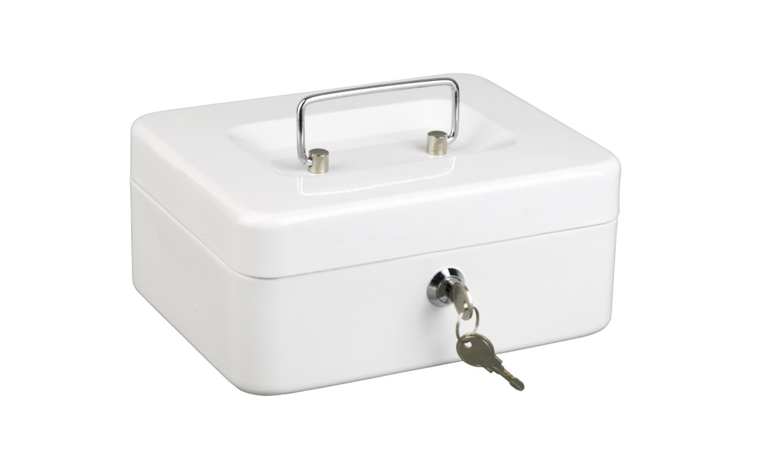 Alco-Albert 841 โ 10 Cash Box, 195 x 145 x 80 mm White โ image 1