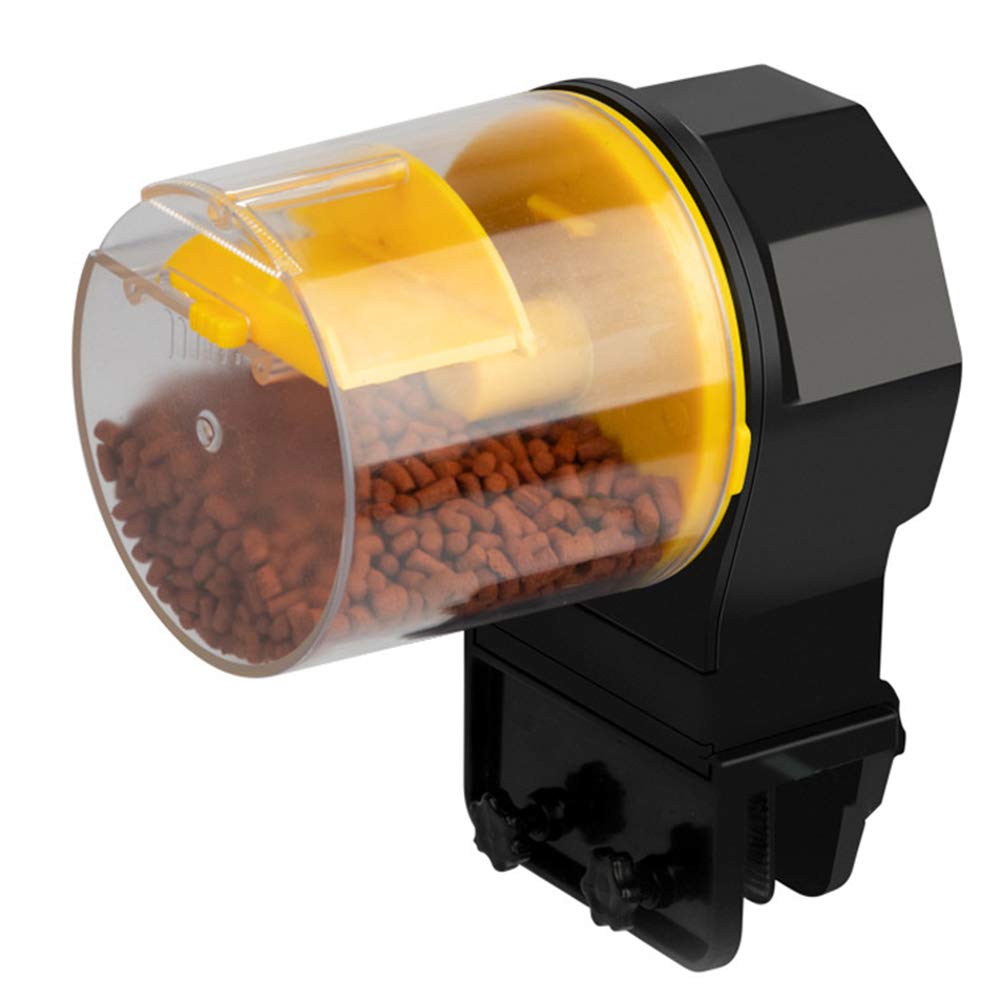 YYWJ Automatic Fish Feeder, Aquarium Fish Tank Timer Feeder Vacation &Weekend Travel Fish Food Dispenser Ultra-Quiet